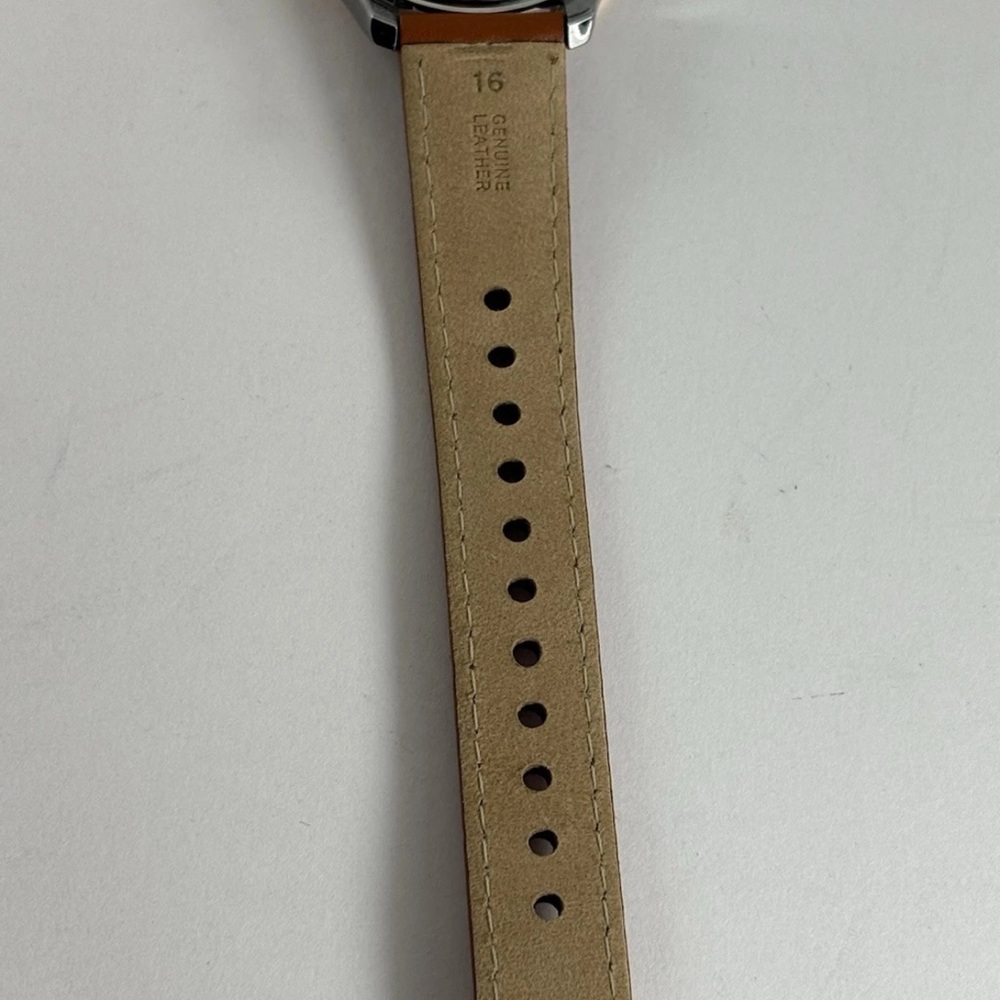 FOSSIL RYE MULTIFUNCTION Watch Blue Dial Leather Band Women's BQ3765 - Picture 12 of 16
